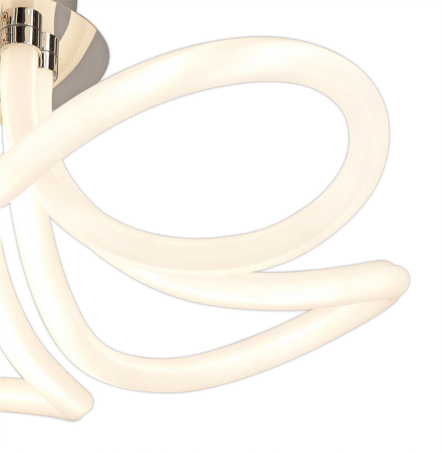 Mantra Knot LED II Knot II Ceiling Light, 60W LED, 3000K, 4500lm, IP20, Chrome, 3yrs Warranty