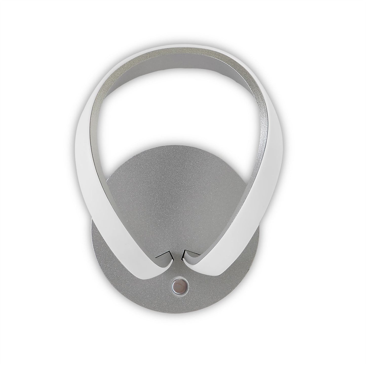 Mantra M4993 Knot Touch Dimmer Wall Light 12W LED 3000K, Silver/Frosted Acrylic/Polished Chrome