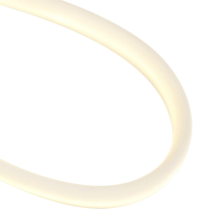 Mantra Armonia Semi Flush Medium Loop, 25W LED, 3000K, 1875lm, Polished Chrome/Frosted Acrylic, 3yrs Warranty Ceiling