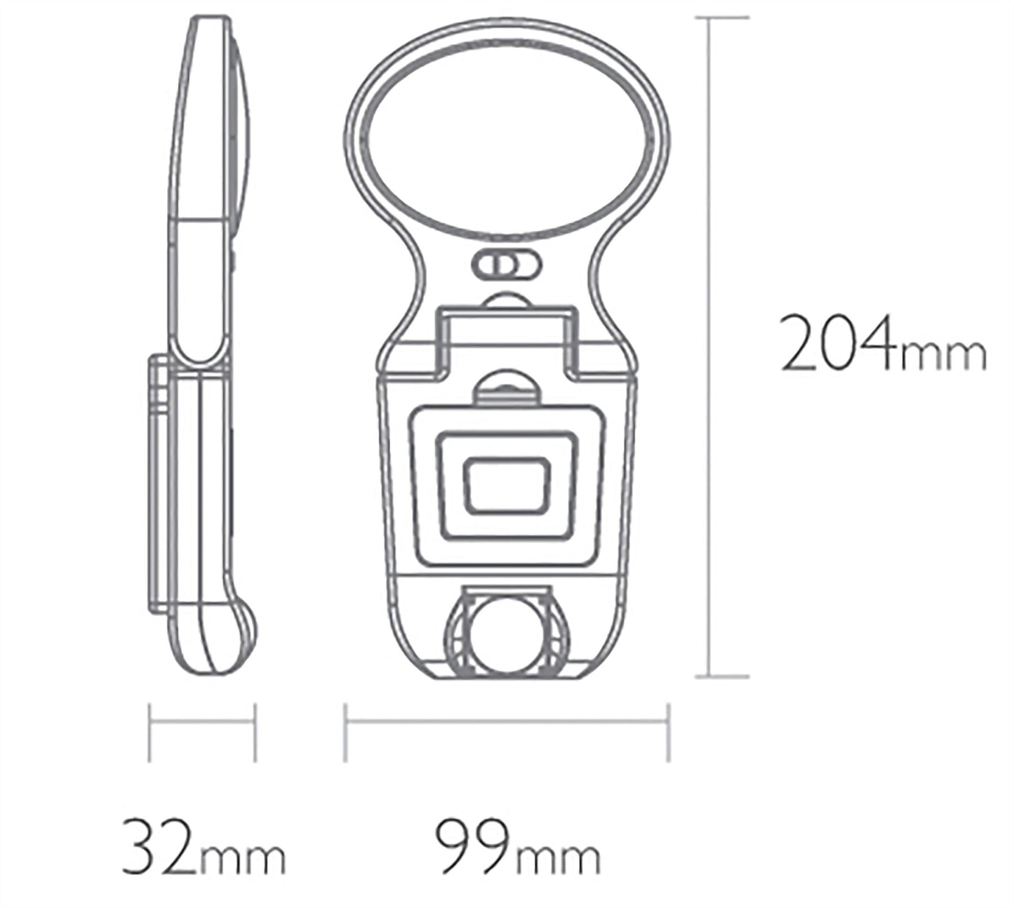 Techtouch Everywhere LED 0.5W Wall Light 8000K 35lm, Indoor Use Only, 3yrs Warranty