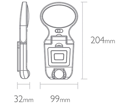 Techtouch Everywhere LED 0.5W Wall Light 8000K 35lm, Indoor Use Only, 3yrs Warranty