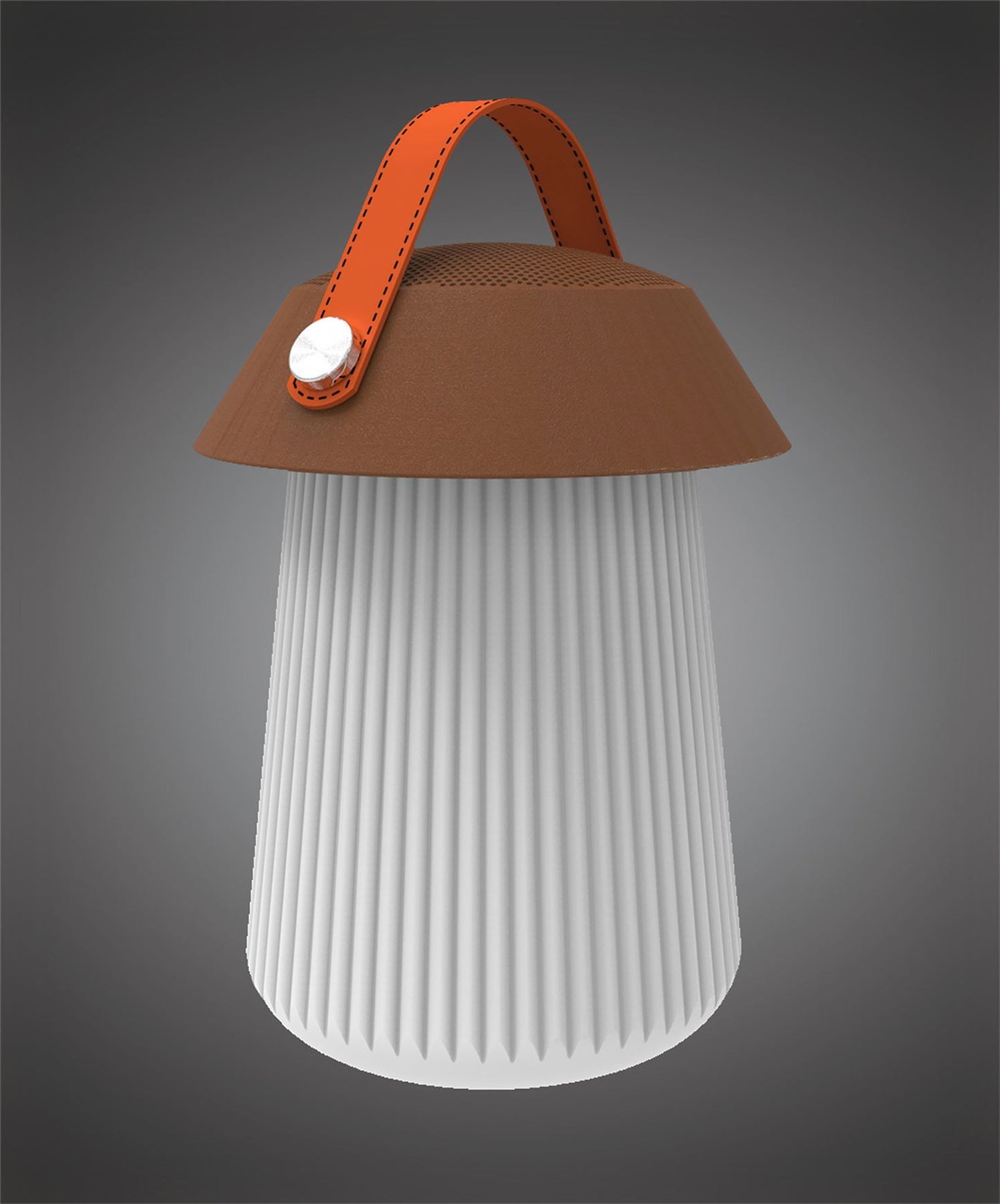 Mantra M3697 Funghi IP44 Portable 3W Speaker, 120lm, 3W LED RGBW Lamp Bluetooth Connection/Remote Control, 2yrs Warranty