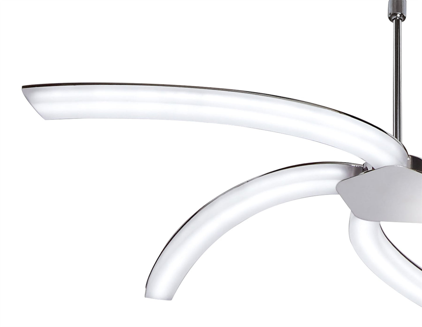 Mantra M3560 On Telescopic 30W LED 3000K, 3000lm, Polished Chrome/Frosted Acrylic, 3yrs Warranty - M3560 Ceiling