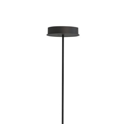 Mantra Slim LED Pendant 25cm Round 16W LED, 3000K, 1400lm, Black, 3yrs Warranty