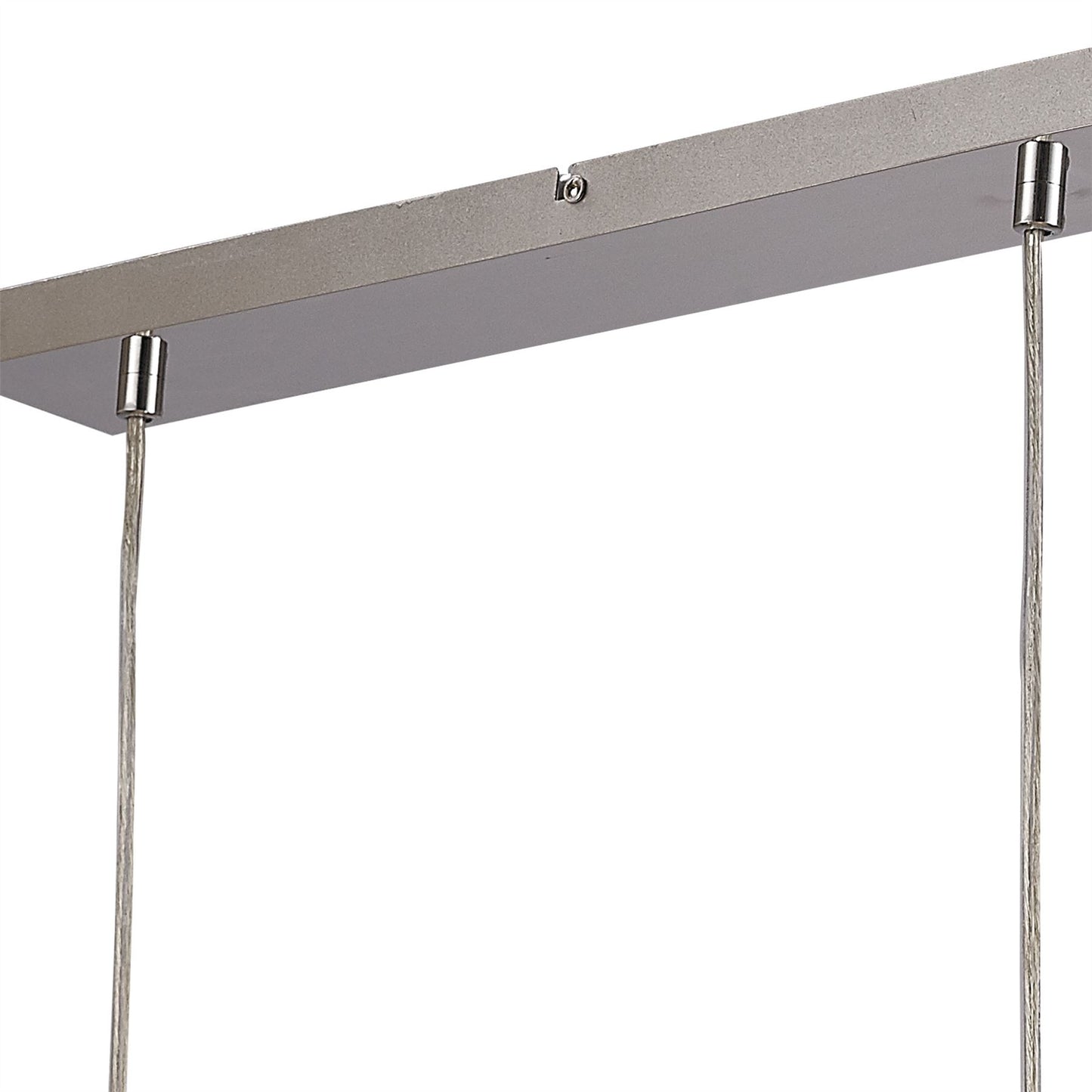Diyas Emilia  3 Light E14 Linear Polished Chrome/Crystal Ceiling Pendant Light Fitting