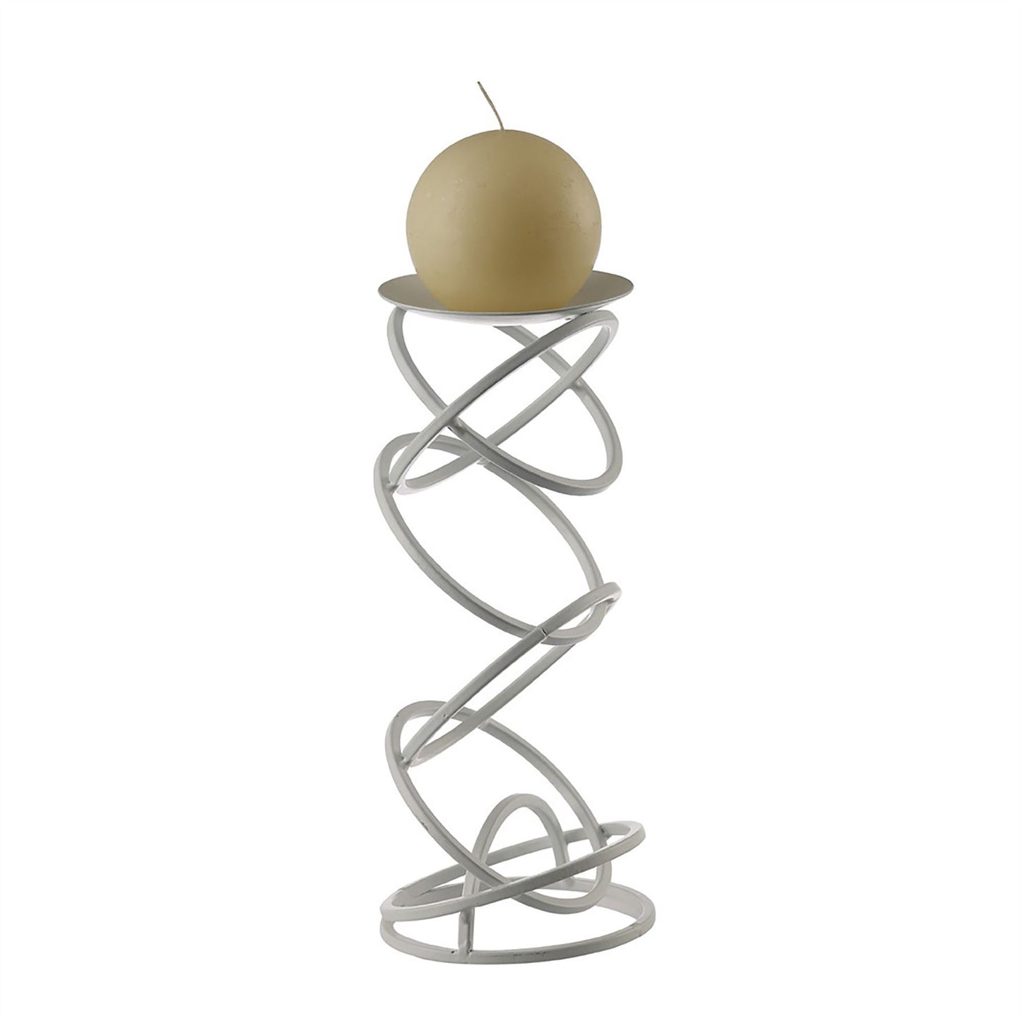 Diyas Home (DH) Zodiac Candle Holder 28cm White Art