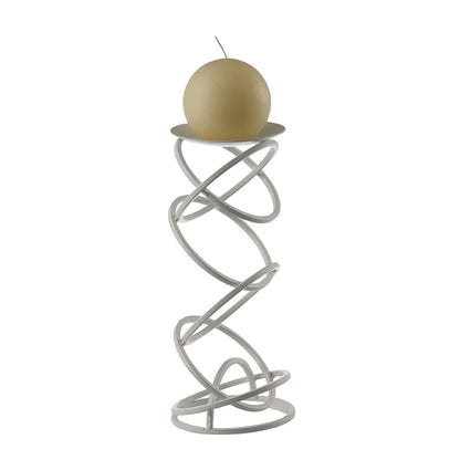 Diyas Home (DH) Zodiac Candle Holder 28cm White Art