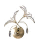 Diyas Kenzo Wall Light Switched 2 Light G4 French Gold/Crystal, NOT LED/CFL Compatible