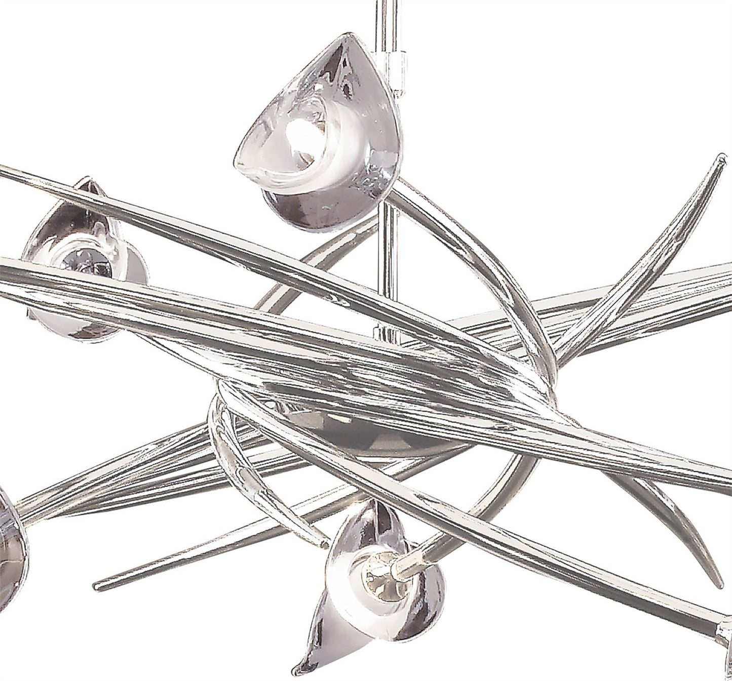 Mantra M0312 Flavia Pendant Up-Down Round 10 Light G9, Polished Chrome