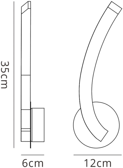 Mantra On Wall Light Right Switched 5W LED 3000K, 500lm, Polished Chrome/Frosted Acrylic, 3yrs Warranty
