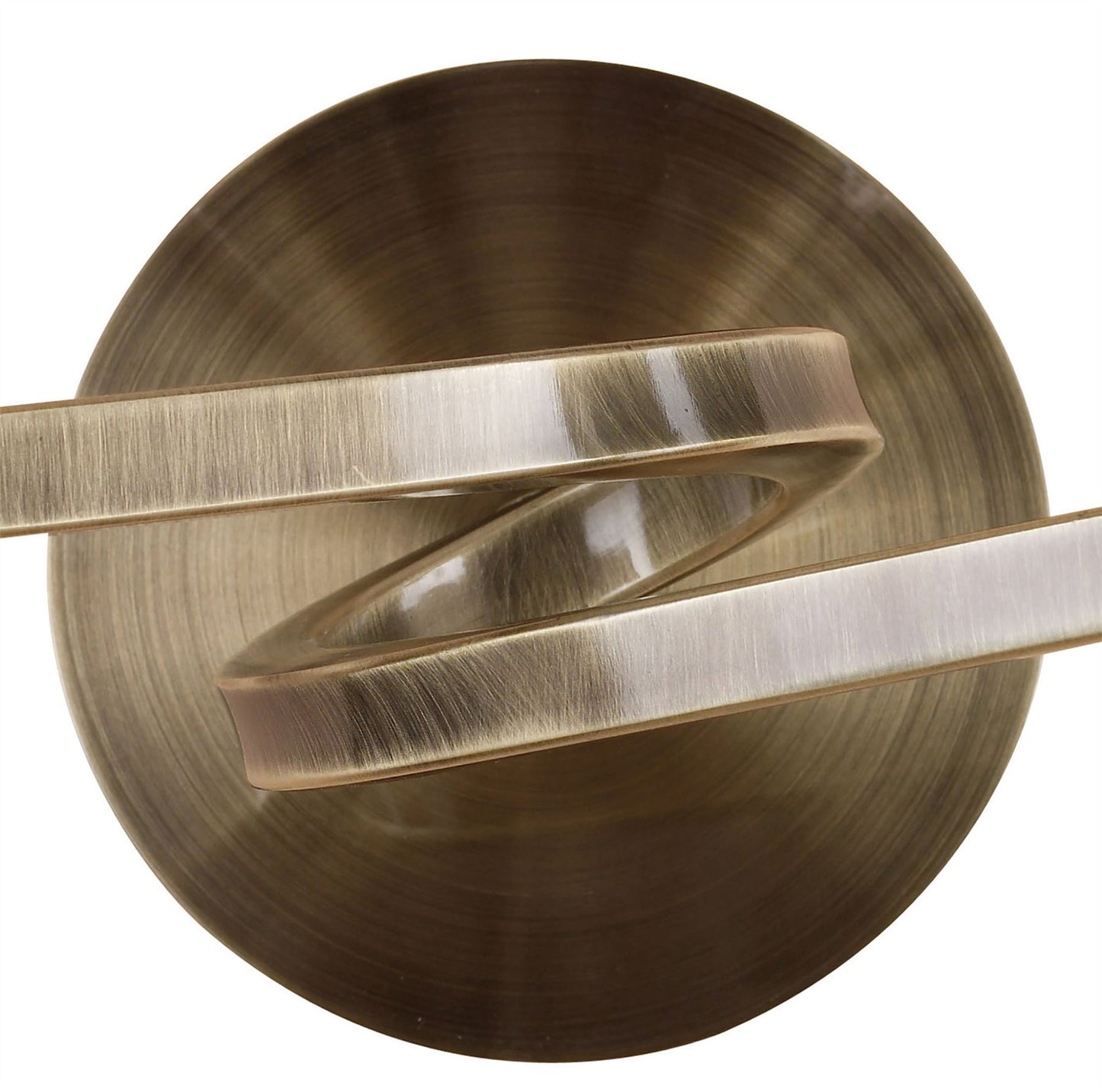Mantra Alaska GU10 Wall Light Switched 2 Light L1/SGU10, Antique Brass, CFL Lamps INCLUDED