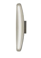 Mantra M4084 Hemisferic Wall Light 6W LED 3000K, 540lm, Satin Aluminium/Frosted Acrylic, 3yrs Warranty