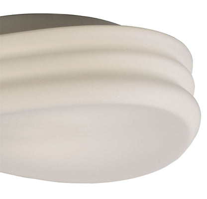 Mantra M3624 Mediterraneo Ceiling/Wall 2 Light E27 Medium, Frosted White Glass