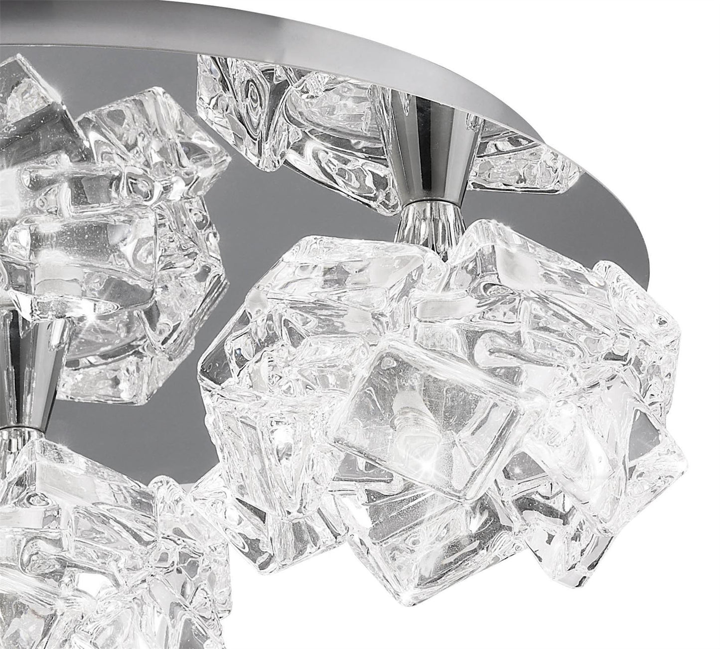 Mantra M3955 Artic Ceiling 3 Light G9 Round Small, Polished Chrome
