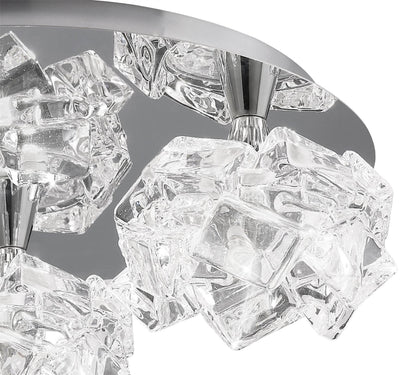 Mantra M3955 Artic Ceiling 3 Light G9 Round Small, Polished Chrome