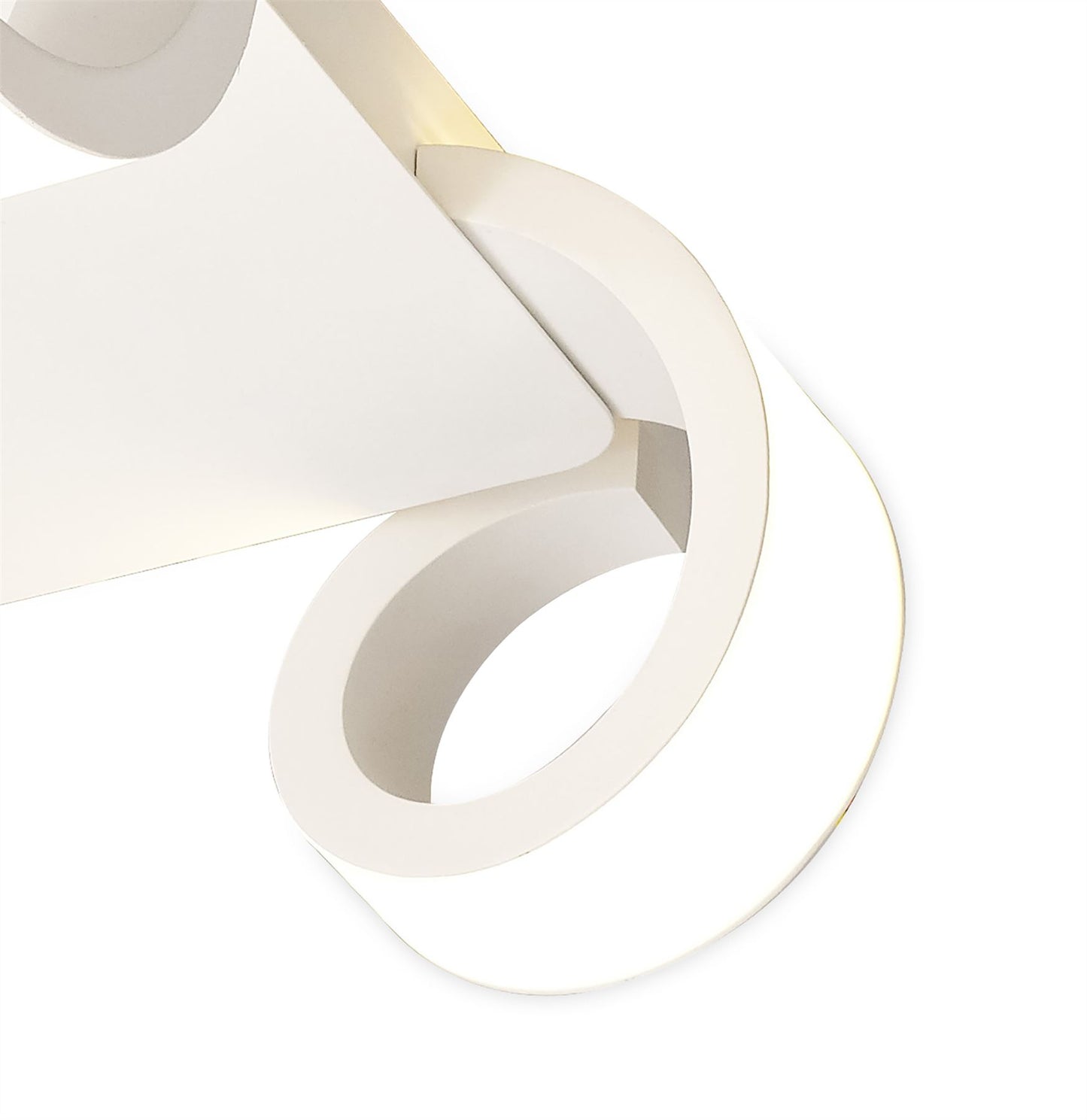 Mantra Tsunami 4 Light Square Ceiling Light, 48W LED, 3000K, 3600lm, Sand White, 3yrs Warranty