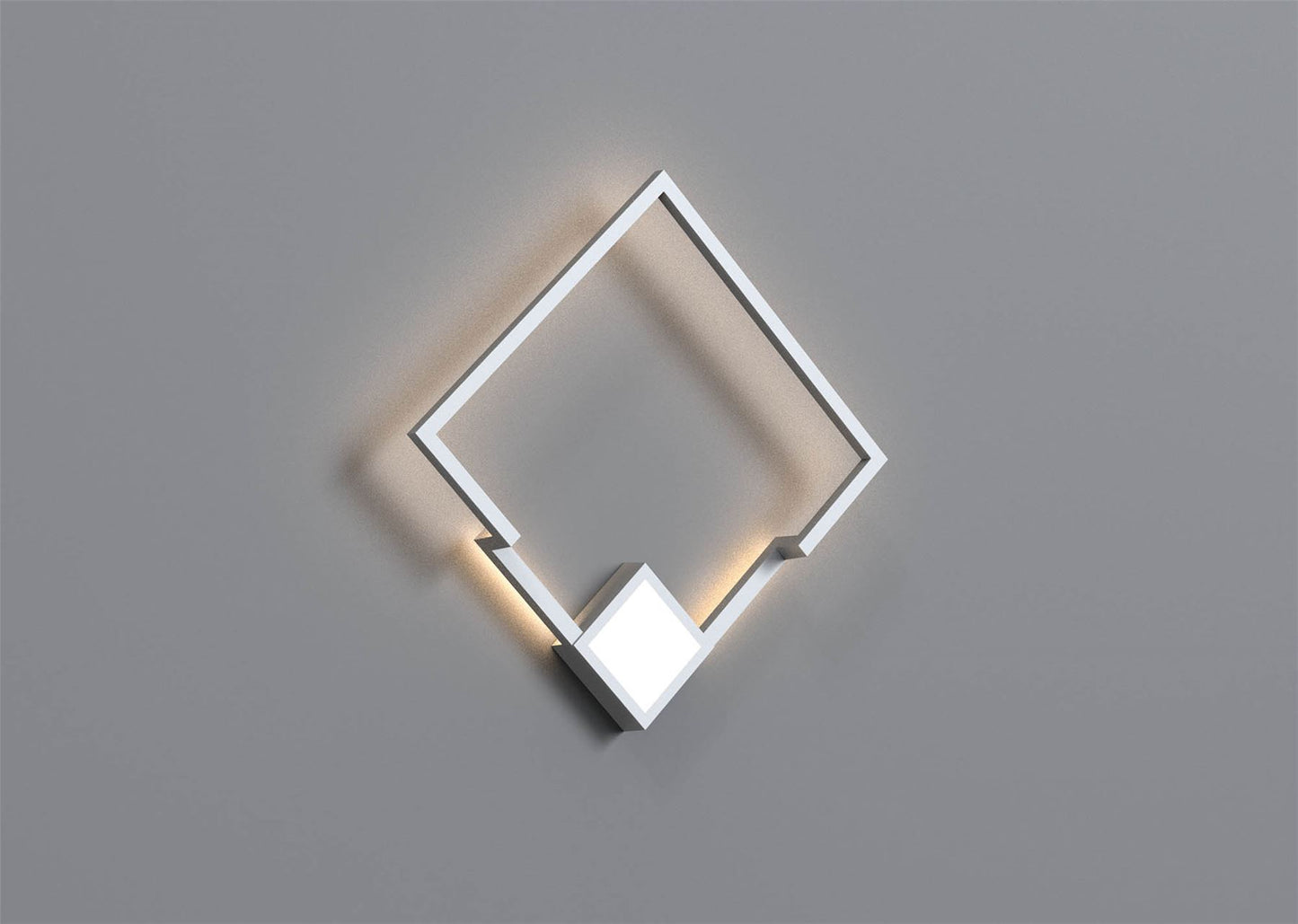 Mantra Boutique Square Wall Light, 25W LED, 3000K, 1370lm, White, 3yrs Warranty