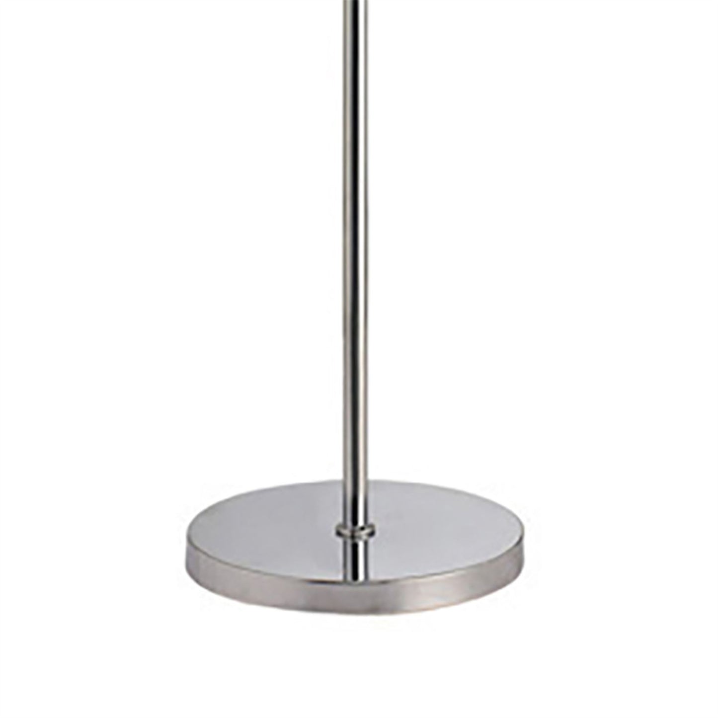 Diyas Geo Floor Lamp with Black Shade 9 Light G4 Polished Chrome/Crystal, NOT LED/CFL Compatible