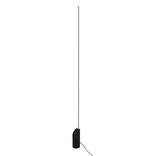 Mantra Marmol Floor Lamp, 28W LED, 3000K, 1680lm, Black Marble/Black, 3yrs Warranty