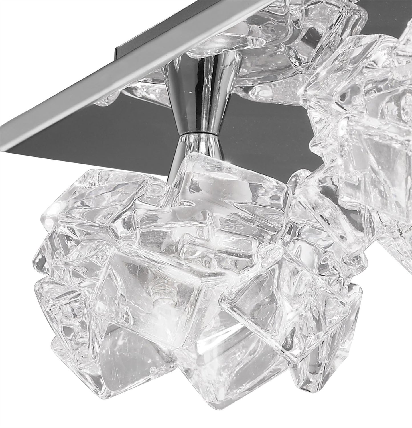 Mantra M3954 Artic Ceiling 4 Light G9 Square, Polished Chrome