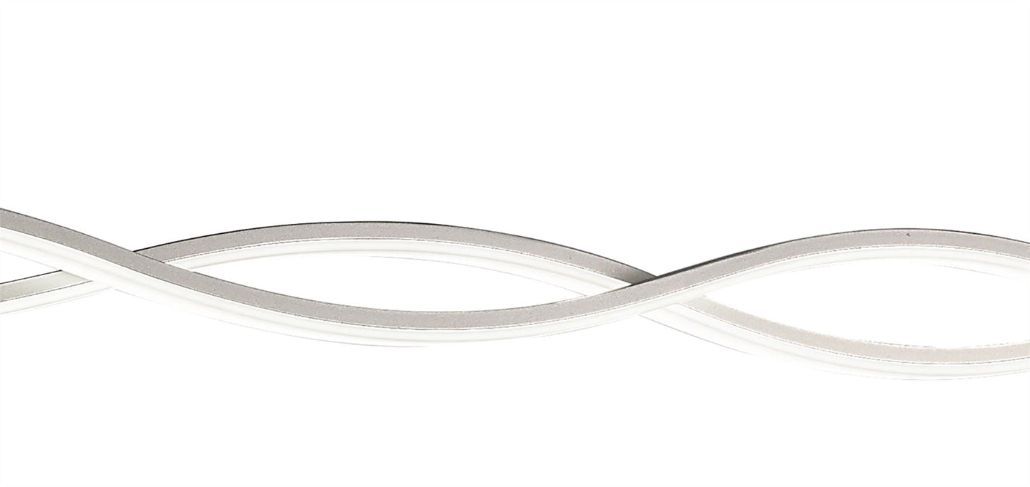 Mantra M4864 Sahara Linear Pendant 36W LED 3000K, 2520lm, Dimmable Silver, Frosted Acrylic, Polished Chrome, 3yrs Warranty
