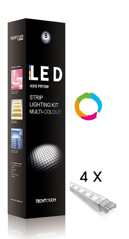 Techtouch Axis Multi-Colour Kit 4x9 LED Rigid Strips (5W) Strip