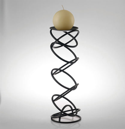 Diyas Home (DH) Zodiac Candle Holder 35cm Black Art