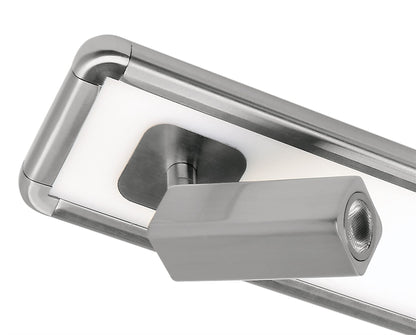 Mantra M5252 Ibiza Ceiling Light, Wall 3 Head with Backlit Light 30W LED Satin Nickel 4000K, 2200lm,, 3yrs Warranty