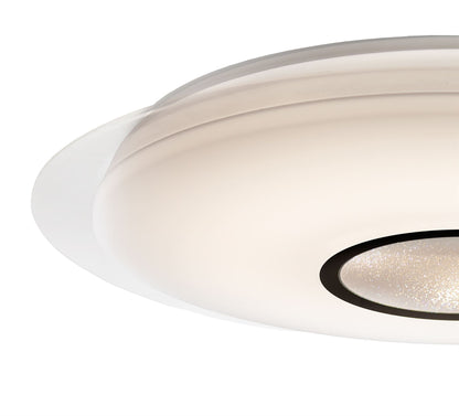 Mantra Fusion M3694 Maldivas 40W Tuneable White 3000K-6000K, 2800lm, Dimmable Flush Ceiling Light with Remote Control