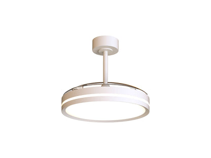 Villena M 49cm 36W LED Dimmable Ceiling Light With Built-In 28W DC Fan, 3000-5000K Remote Control, 5710lm, White, 5yrs Warranty