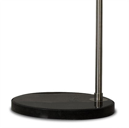 Mantra Fusion Kinke Long Reach Floor Stand with Hook, Stainless Steel/Black Marble, 2.5kg Maximum Load, 2yrs Warranty Item Weight: 15kg Exterior