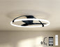 Nepal 105cm 75W LED Dimmable Light With Built-In 35W DC Reversible Fan, Black Finish c/w Remote Control, APP & Alexa/Google Voice Control, 7200lm
