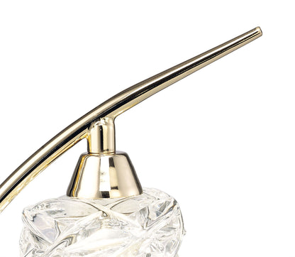 Mantra Maremagnum Table Lamp 1 Light G9, French Gold