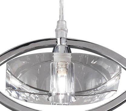 Mantra M0899 Kromo Pendant 1 Light G9, Polished Chrome