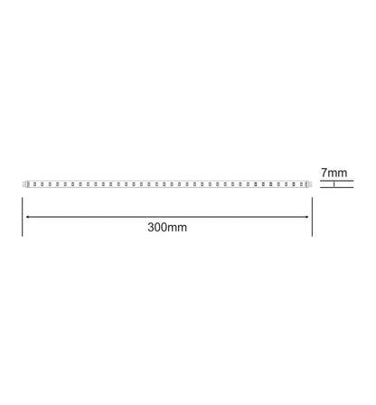 Techtouch Fluid White 12 LED Flexible Strip (0.8W) Strip