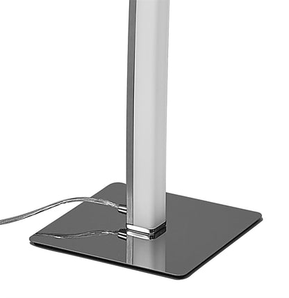 Mantra Fusion M5104 Surf Floor Lamp 23W LED Satin Nickel/Polished Chrome 3000K, 1590lm,, 3yrs Warranty