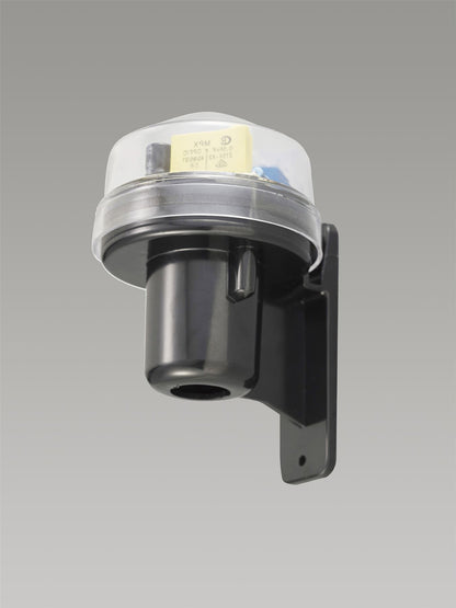 Deco Espial Wall Mounted Photocell Kit IP65 5-45Lux 10A Clear Cover/Black Ancillary