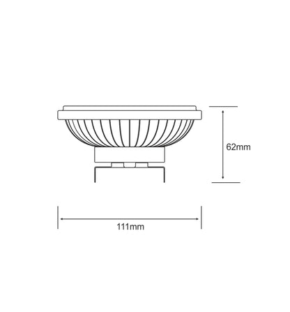 Luxram Truevision LED AR111 G53 12V 15W White 6400K 35° 1060lm LED