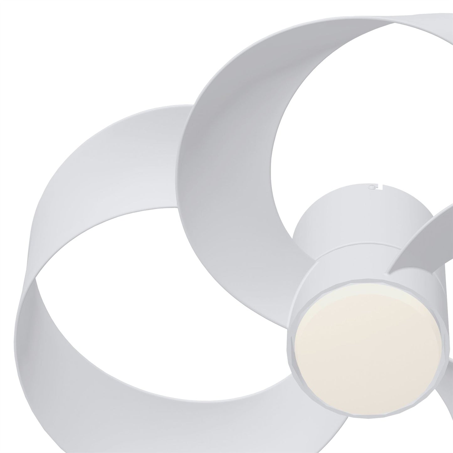 Rose 65cm 24W LED Dimmable Ceiling Light With Built-In 22W DC Reversible Fan, Remote Control 2700-5000K, 2000lm, White