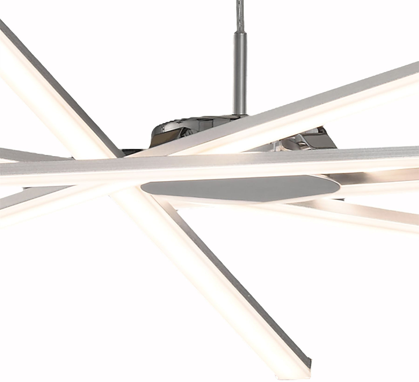 Mantra M5913 Star LED Pendant 69cm Round 42W 3000K, 3700lm, Dimmable Silver/Frosted Acrylic/Polished Chrome, 3yrs Warranty