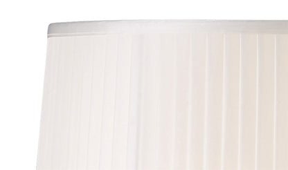 Diyas Willow Fabric Shade White 360/400mm x 260mm