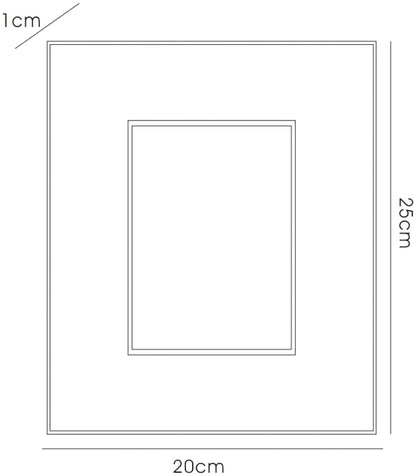 Diyas Home (DH) Floretta Mosaic Photo frame Green/Silver/White Mosaic
