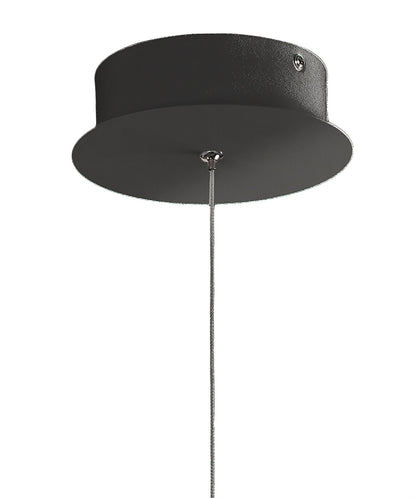 Mantra Celeste Pendant 61cm Round, 30W LED, 3000K, 2100lm, Black, 3yrs Warranty
