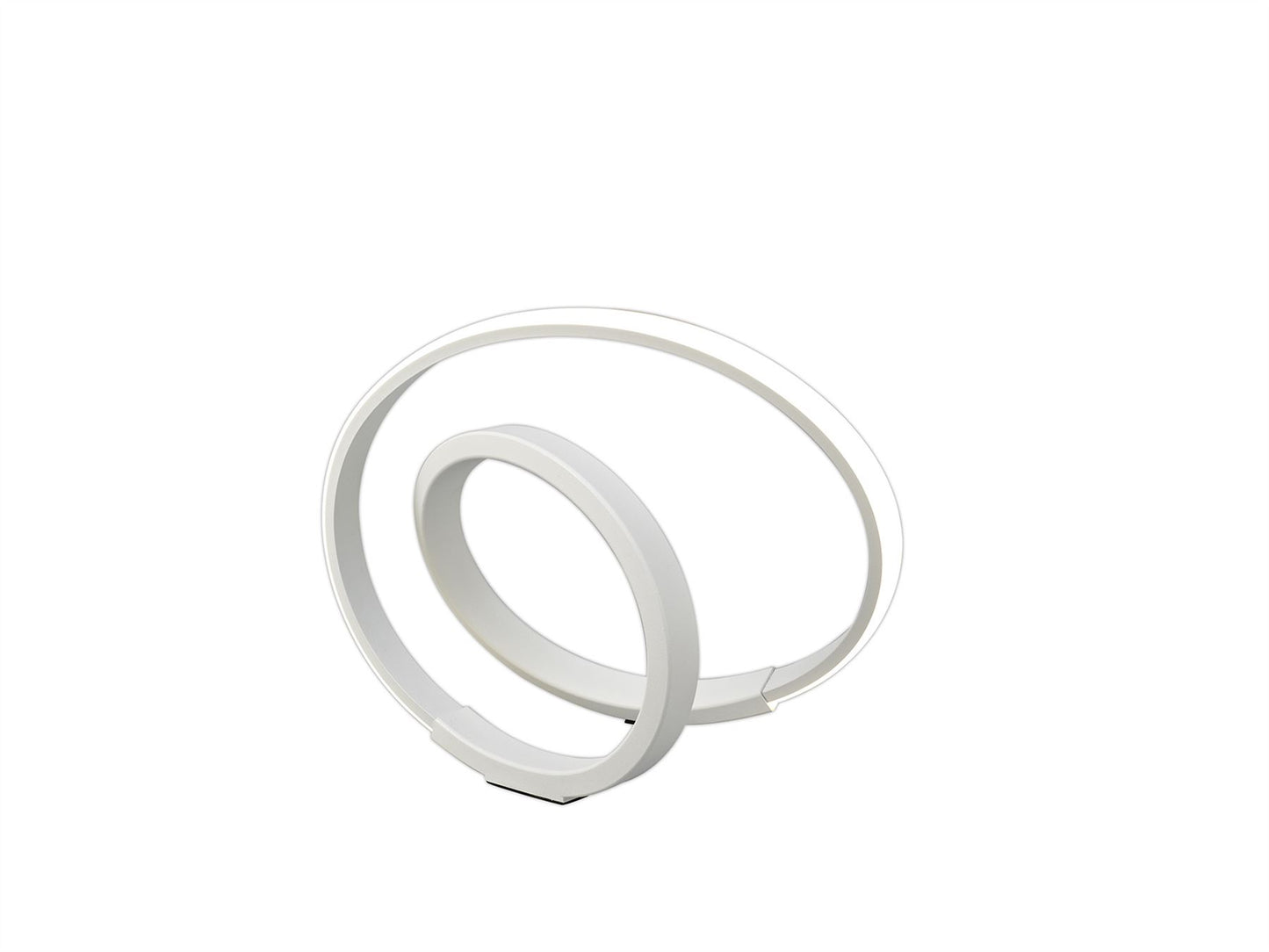 Mantra Infinity Blanco Table Lamp 12W LED 4000K, 1000lm, White/White Acrylic, 3yrs Warranty