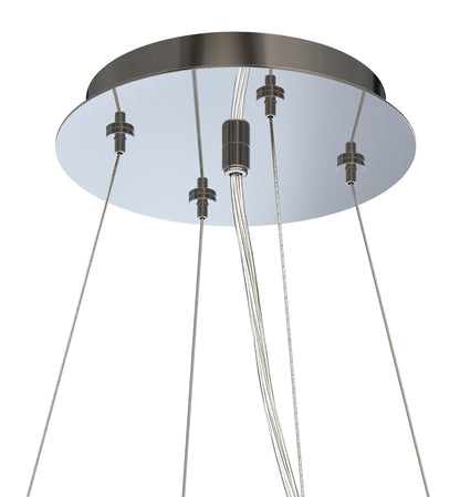 Mantra M5033 Nordica Pendant Kit 90CM, Polished Chrome/White Acrylic