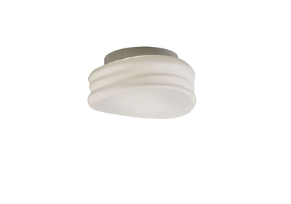 Mantra M3625 Mediterraneo Ceiling/Wall 2 Light GU10 Small, Frosted White Glass