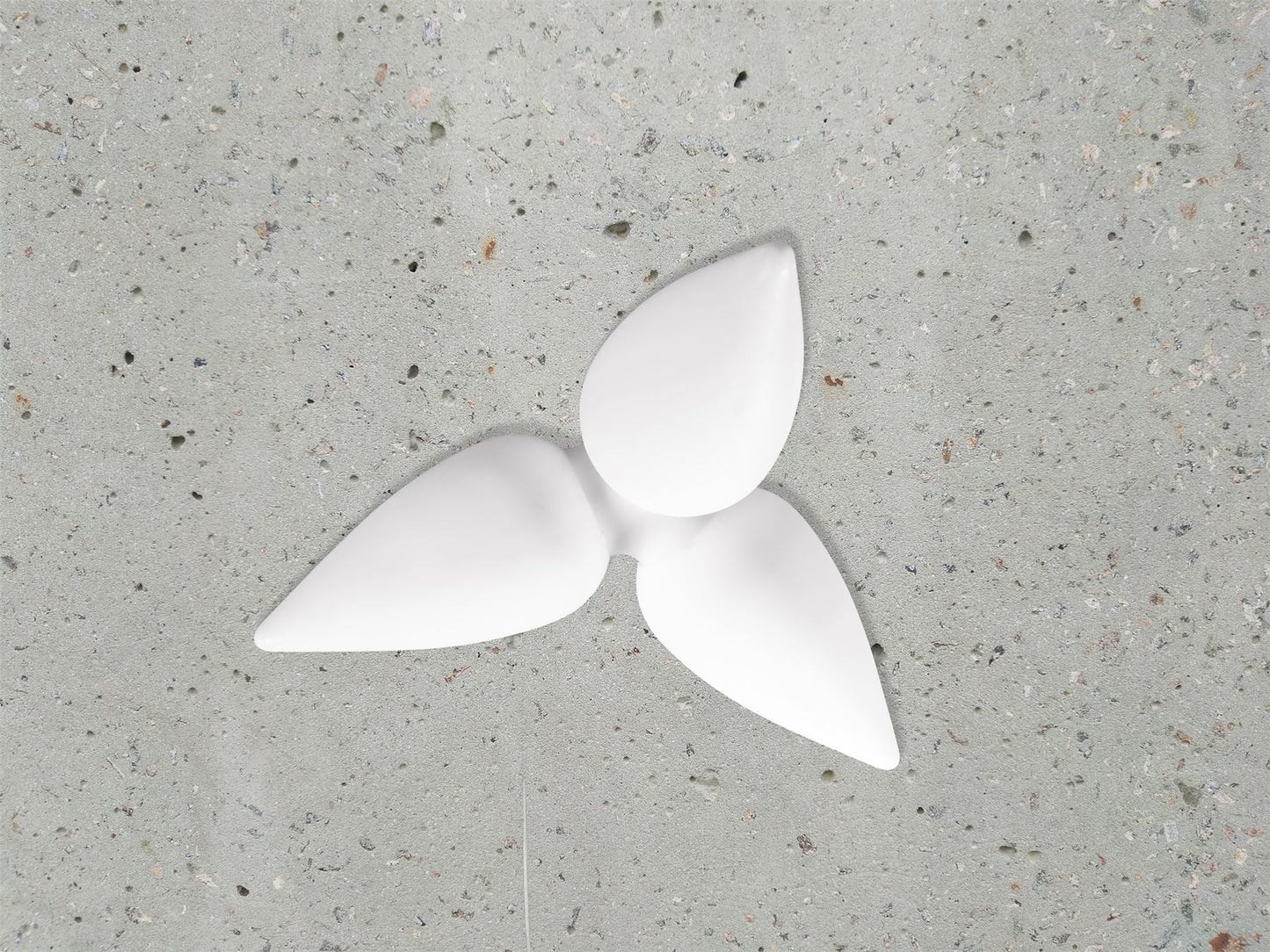 Mantra Palma Ceiling 3 Light CFL Outdoor IP44, Matt White/Opal White