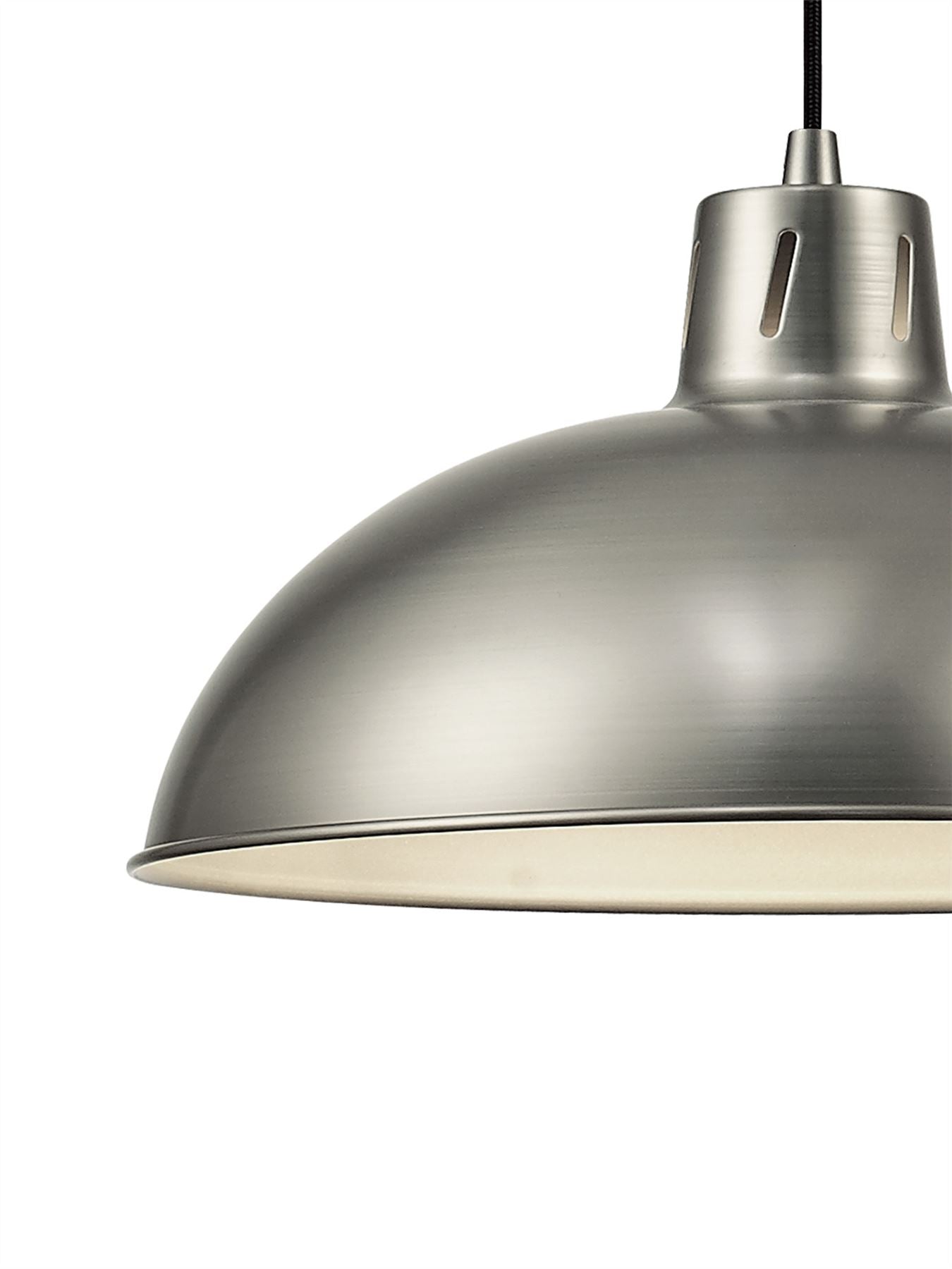 Deco Wellington Pulley System Pendant 1 Light E27 Antique Nickel
