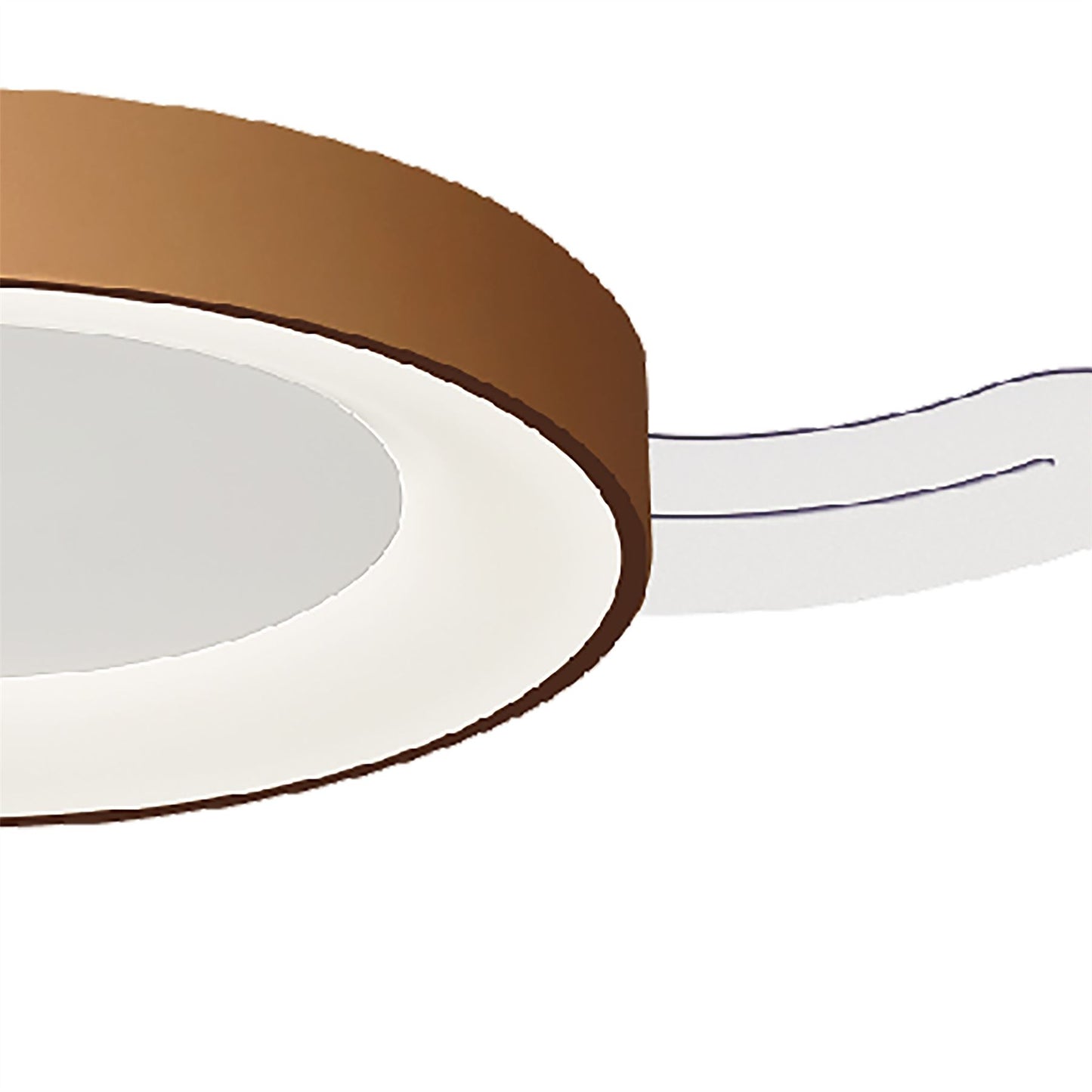 Niseko Fan S 40cm 45W LED Dimmable Ceiling Light With Built-In 25W DC Fan, 2700-5000K Remote Control, 5000lm, Gold/Black, 5yrs Warranty