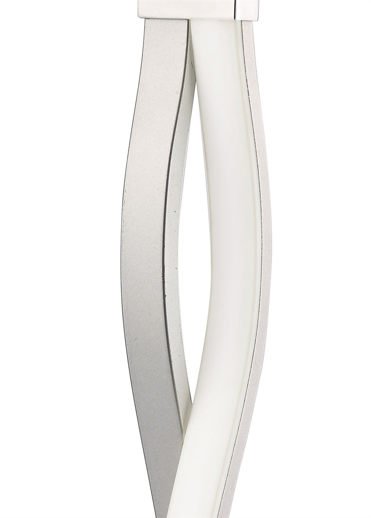 Mantra M4862 Sahara Table Lamp 6W LED 3000K, 420lm, Silver/Frosted Acrylic/Polished Chrome, 3yrs Warranty